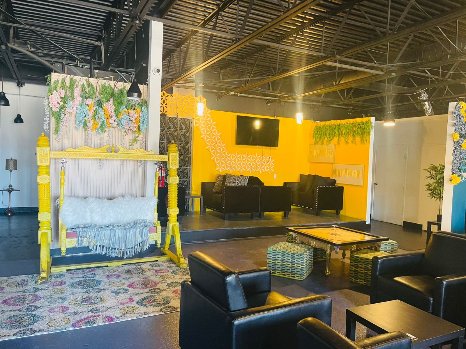 Stage and private event setup